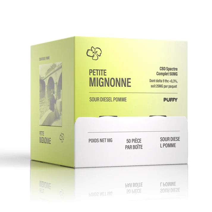 THC Gummies Sour Diesel Pomme Box