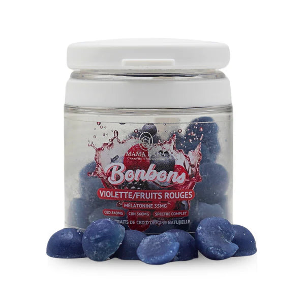 Gomas de CBD 1400mg - Frutos vermelhos 🫐